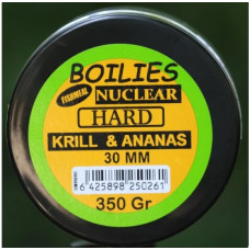 Boilies Claumar Fishmeal Nuclear Hard Krill-ananas 30mm 350gr Boilies Claumar Fishmeal Nuclear Hard Krill-ananas 30mm 350gr